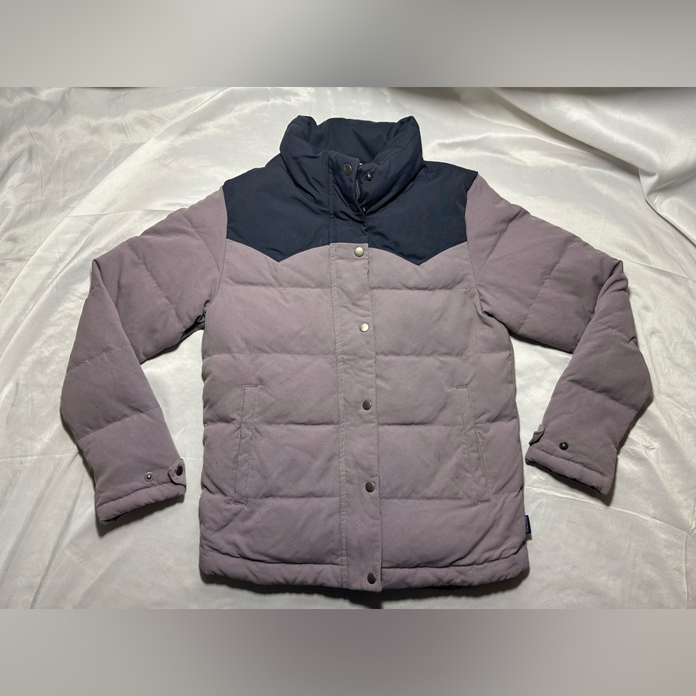 Patagonia Bivy Jacket Rustic Purple  X-Small Down Canvas Outerwear Winter Coat